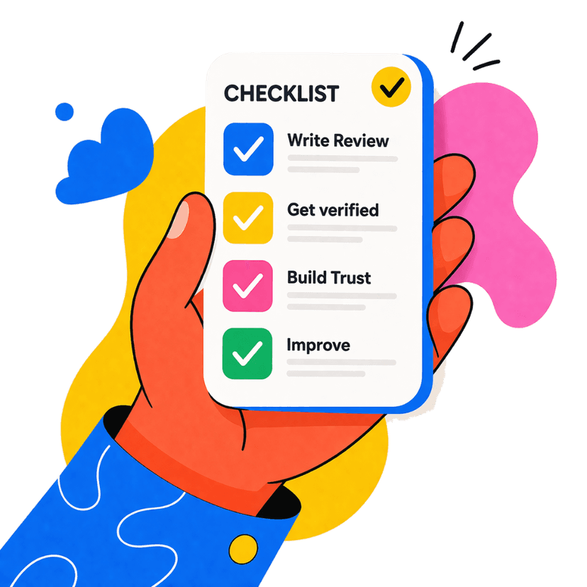 Review checklist illustration